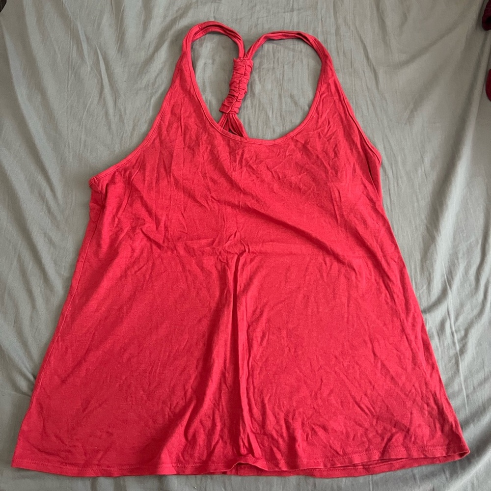 Red tank top